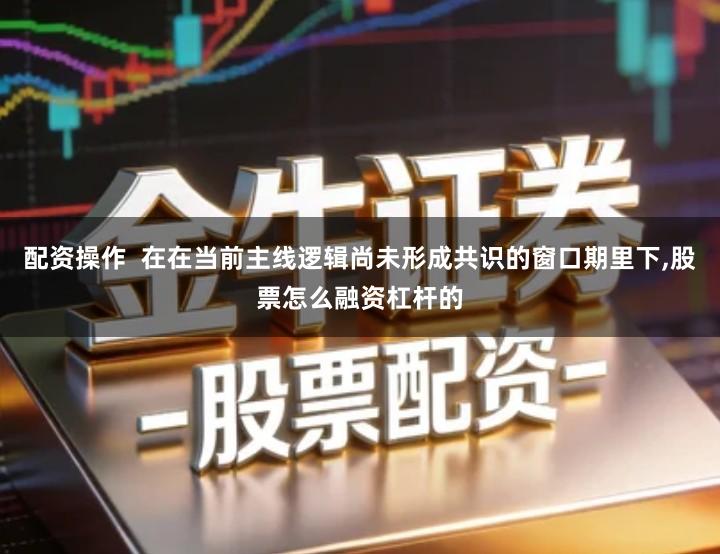 配资操作  在在当前主线逻辑尚未形成共识的窗口期里下,股票怎么融资杠杆的