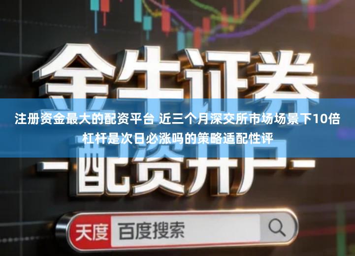 注册资金最大的配资平台 近三个月深交所市场场景下10倍杠杆是次日必涨吗的策略适配性评