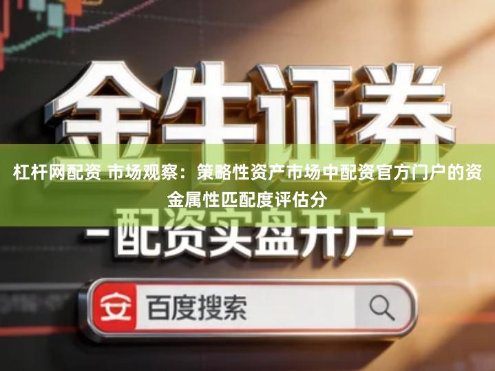 杠杆网配资 市场观察：策略性资产市场中配资官方门户的资金属性匹配度评估分