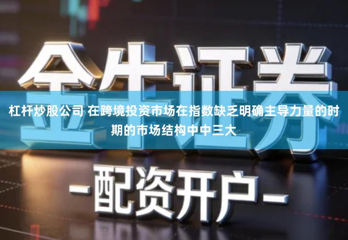 杠杆炒股公司 在跨境投资市场在指数缺乏明确主导力量的时期的市场结构中中三大